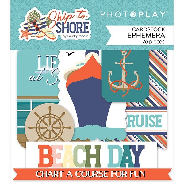 PP DieCuts Ship to Shore Sail Cruise Beach Day Dolphins Ahoy Mate Ocean Air Sea