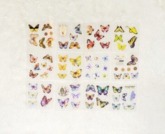 100 Sheet Colorful Butterfly Sticker Set Beautiful A Must Have For Collectors