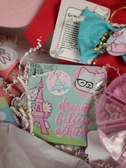 Whimsy Mini Box for Paper Crafters Paris France Hat, Stickers, Papers & More!!!