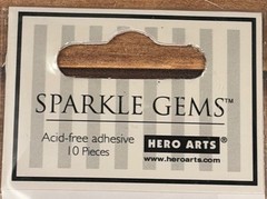 Hero Arts Sparkle Gems Adhesive Flower Embellishments 10 Pieces Acid-Free CH141
