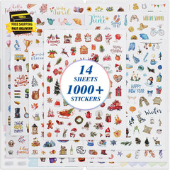 Seasonal Planner Stickers, 1000+ Calendar Stickers Monthly Holiday Sticker Plann