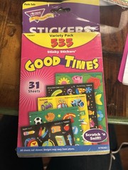 Vintage Scratch N Sniff Stickers 535 Good time Scents RARE