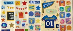 School Stickers Graduation boy girl sports yearbook classroom field day rewards