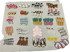 Stickers Farm Animals, Beach,Cute Dogs 4X5″ USA Seller – Free Shipping