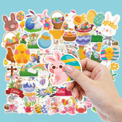 Easter Stickers | 120 PCS Egg Bunny Stickers for Kids -Easter Egg Stuffers – Vin