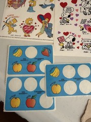VTG 80s/90s/Y2K New & Partial Sticker Lot Puffy Scratch N Sniff Cabbage Patch