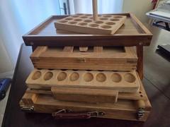 Wooden scrapbooking supply Tables Solana