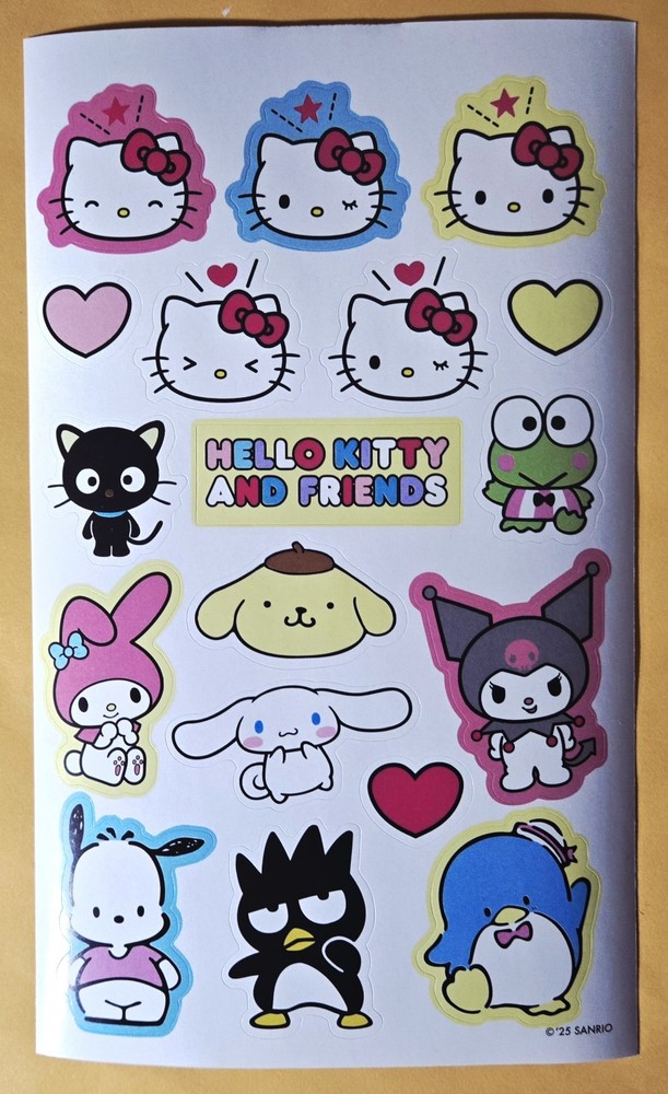 «Hello Kitty And Friends» Sticker Sheet