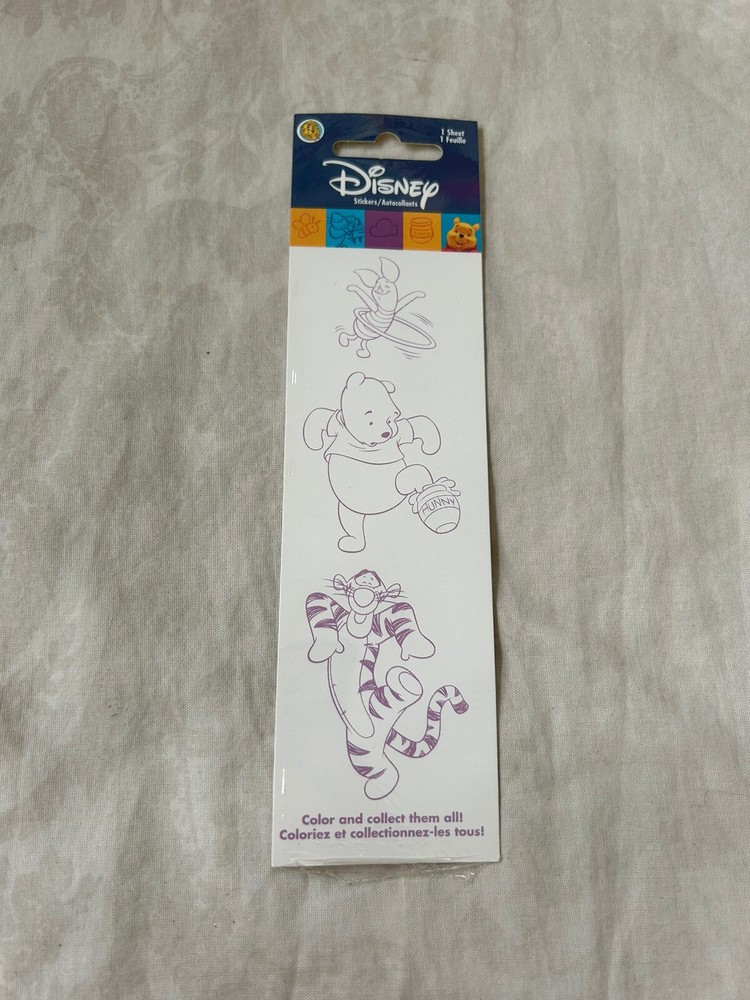 Sandy Lion Stickers Disney Winnie the Pooh Tigger Piglet New in Package