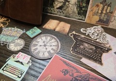 Storyteller Junk Journal Kit Paper Stickers Tags Book Books Stories Reading Read
