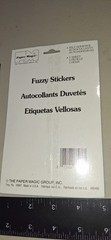 Vintage Stickers Fuzzy Bears 1 Sht 1 Pkg Paper Magic Rare