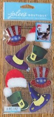 JOLEES Holiday Hats Christmas Halloween 4th Of July St Patrick Photo Booth Props