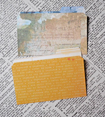 8 Mini File Folders Scrapbook Junk Journal Card Making Crafts Artsy Patterns