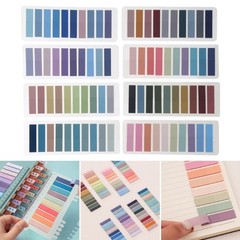 1600Pcs Sticky Tabs Book Tabs, 80 Color Morandi Sticky Tabs, Color Page Marker