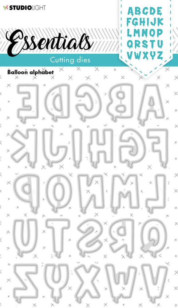 STUDIO LIGHT – METAL CUTTING DIES – BALLOON ALPHABET
