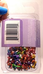 JOANN Scrap Essentials 80 Bright Mini Brads (NEW)