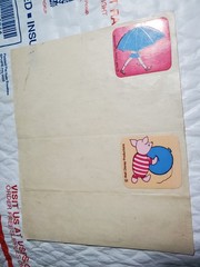 2 Lot Super Early Rare Vintage Disney Winnie The Pooh & Mary Poppins Stickers