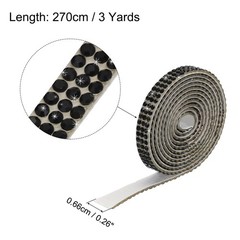 0.3 Inch 3 Yards Self Adhesive Crystal Rhinestone Diamond Ribbon Black