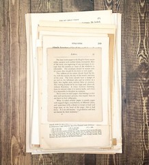 Vintage Book Pages Mixed Lot Huge Grab Bag. 1900-1979. Crafts, Scrapbooking, Art
