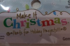Hobby Lobby Make It Christmas Crafts Lot of 9 Packs Button Gem Light Bulbs More⬇