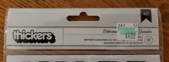 Lot 10 Packs 3 Dimensional Letters/Numbers Black Red Glitter 1,172 Pieces NEW