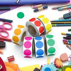 High-Quality 3000 PCS 3/4” Color Coding Stickers – Perfect for Organization