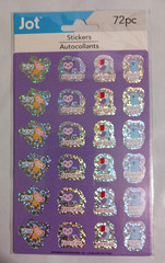 Stickers colorful foil sticker 10 packs total 720 shiny stickers for kids awards