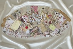 Victorian Ephemera Bundle Romantic Junk Journal Kit Collage Papers 90 + Pieces