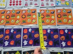 HUGE! Lot of 105 Packs of Hallmark Stickers Sealed Holidays Halloween Puffy LOOK