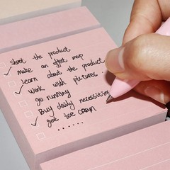 Portable Blank Sticky Notes, Self-Stick Index Tabs Organizer for Planner,5915