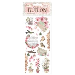 Stamperia – ORCHID AND CATS – LETTERS – RUB ON (4″ x 8.5″) 10cm x 21cm