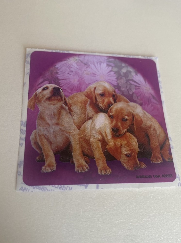 Medibadge Adorable Dogs Sticker Mod 2.5” Inches
