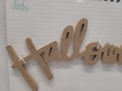 American Crafts Heidi Swapp MDF Halloween Wall Word Art Decorative Art Piece