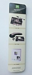 Making Memories Tag Maker Tool Circle Square Templates Scrapbook Embellish