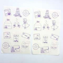 Vtg Scrapbook Stickers Lot 13 Frances Meyer NRN Mrs Grossmans Girl Birthday