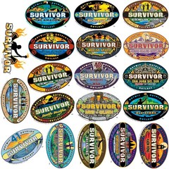 SURVIVOR VARIETY DIE CUT VINYL 50 CT STICKER PACK