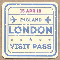 London England Visit Pass Sticker Die Cut Vinyl Decal Scrapbooking Travel