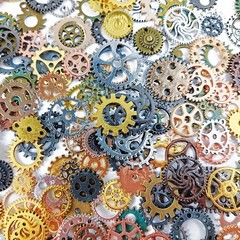 GXXMEI 300 Gram DIY Assorted Color Antique 0.5″-1.2″ inches, Multicolored