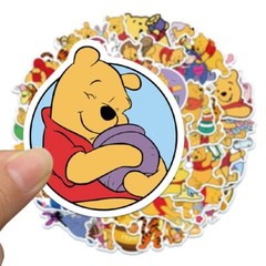 Winnie The Pooh Stickers Vinyl Decal Honey Cartoon Scrapbook Bear Pack Lot 50pcs