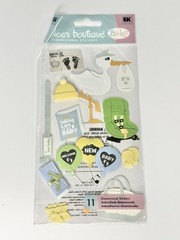 Jolee’s Boutique Bringing Baby Home Stork Stickers Scrapbooking Stork 11 Pieces