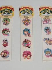 Cabbage Patch Kids Scratch ‘N Sniff Stickers VTG 1983 ** Lot of 4 **