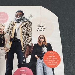 Fashion Magazine Clippings 2019 Models Junk Journal Decoupage Scrapbook Craft