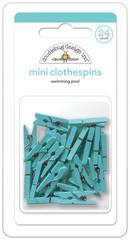 Doodlebug Embellishment Lot Mini Clothespins Add Dimension Projects 14 Colors