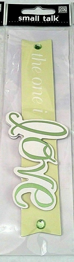 me&my BIG ideas SMALL TALK Stickers – THE ONE I LOVE – 1 pc