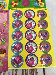 Trend Sticker Sheets Lot Of 7 Sheets Floral Strawberry Chocolate Honey Scented