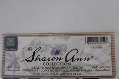 Die Cuts With A View Sharon Ann Collection Lg Floral Borders & Corners Scrapbook