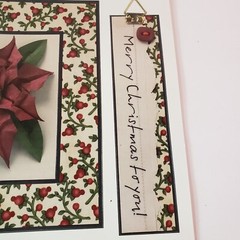Christmas Scrapbook Stickers Daisy D’s Elements #7102 Buttons #7100 Poinsettias
