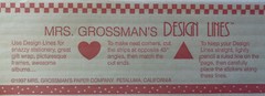 WARM TONES Design Line Border Sticker (8pc)Mrs.Grossman’s•Stripes•Brown •Yellow•