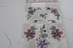 Die Cuts With A View Sharon Ann Collection Floral Sprays Green Garden Scrapbook