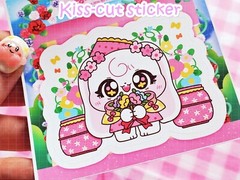 100 pcs random Korean high quality kiss cut sticker lot, kpop photocard stickers